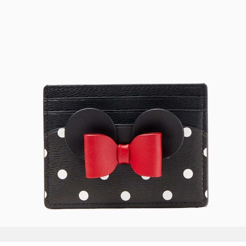 NWT KATE SPADE X DISNEY Minnie Mouse Card Holder